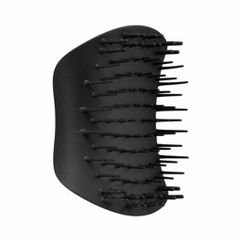 Tangle Teezer Scalp Black - Exfoliateur et masseur de cuir chevelu avec technologie de dents doubles, design ergonomique