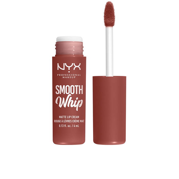 Nyx Professional Make Up SMOOTH WHIPE Crème à Lèvres Mate #mousse tardive Marron 4 ml Nyx Professional Make Up SMOOTH WHIPE Crème à Lèvres Mate #mousse tardive Marron 4 ml