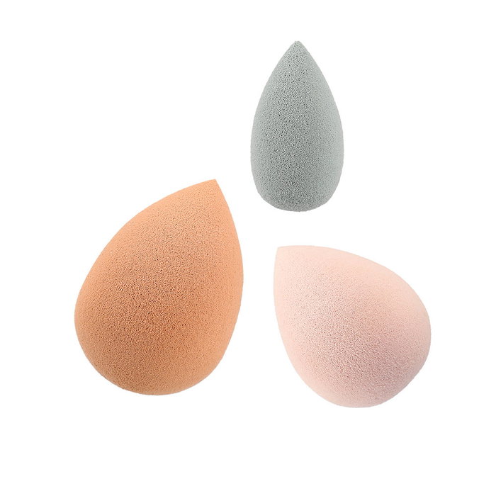 Lussoni Éponges pour Cosmétiques Maquillage Teint Lot de 3