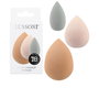Lussoni Éponges pour Cosmétiques Maquillage Teint Lot de 3