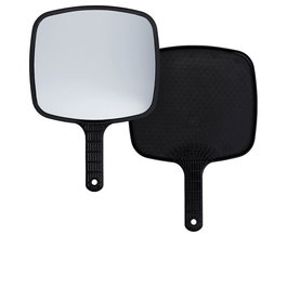 Lussoni Miroir avec Poignée - Miroir Ergonomique Léger - 32.6 x 22.7 cm