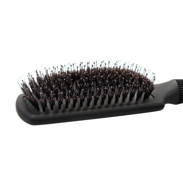 Lussoni Brosse en Poils de Sanglier Naturel Paddle Démêlante pour Tous Types de Cheveux - 1 Unité
