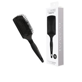Lussoni Brosse Démêlante Paddle CARE & STYLE pour Tous Types de Cheveux, Coussin d'Air Flexible, Poils en Nylon