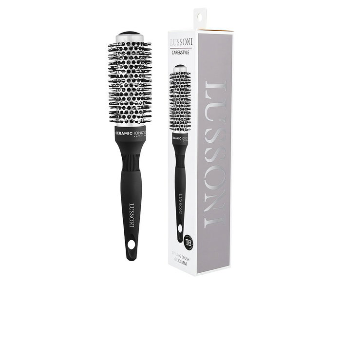 Lussoni Brosse Ronde CARE & STYLE #33 mm, Céramique, Ionisation, Antistatique, 1 unité