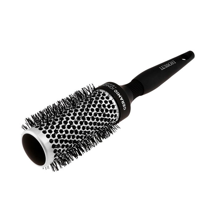 Lussoni Brosse Ronde Care & Style #43mm - Céramique, Ionisation, Anti-frisottis, Cheveux Brillants et Soyeux