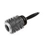 Lussoni Brosse Ronde Céramique Hot Volume 65 mm Poils Nylon Ondulés Antistatique Ionique avec Épingle Détachable
