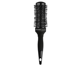Lussoni Brosse coiffeuse souple à poils ondulés en nylon 43 mm avec revêtement en céramique et technologie ionique - Pour femmes