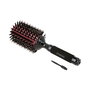 Lussoni Pinceau Brosse Coiffant Ventilation Extrême 50 mm, Corps Céramique et Poils Naturels, avec Épingle Amovible, Femme