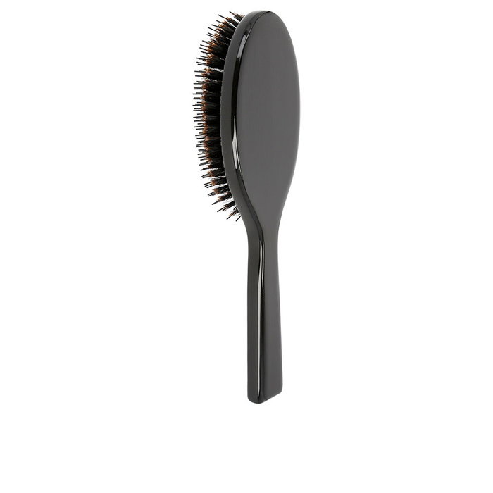 Lussoni Brosse Ovale en Bois Naturel avec Poils de Sanglier et Nylon pour Cheveux