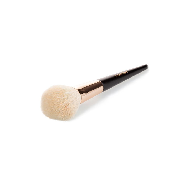 KASHOKI Pinceau à poudre #204 pour application douce, poils en chèvre et taklon pour poudres libres et compactes, cosmétiques minéraux KASHOKI Pinceau à poudre #204 pour application douce, poils en chèvre et taklon pour poudres libres et compactes, cosmétiques minéraux