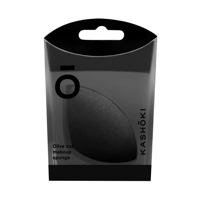 Kashōki Éponge de Maquillage à Découper Olive - Noir