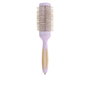 Ilū Brosse Ronde BAMBOOM #43 mm - Idéale pour Cheveux Épais, Corps Céramique, Manche Bambou Ergonomique, Poils Nylon