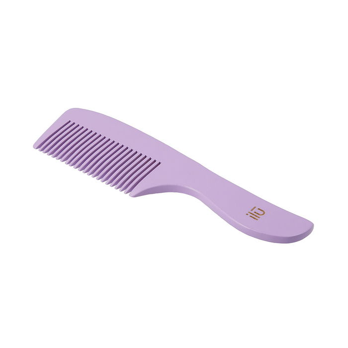 Ilü Peigne BambooM #Wild Lavender Démêle Cheveux Fins Bambou Dents Serrées 1 U