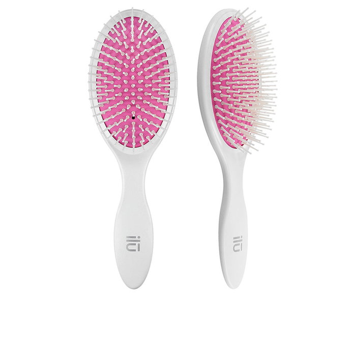 Ilū Brosse Démìlage Ovale 43mm Céramique Ioniés Pour Cheveux Longs Sans Frisottis Ergonomique Broche Rotative