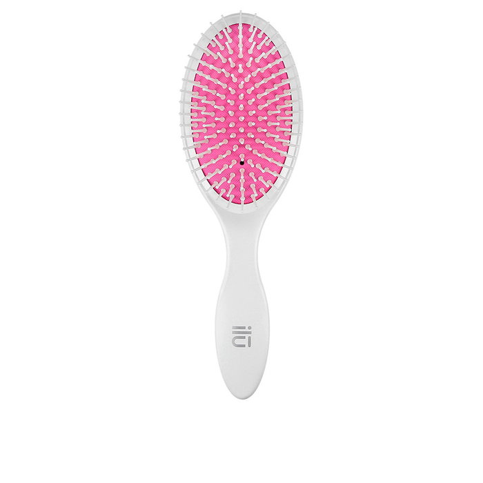 Ilū Brosse Démìlage Ovale 43mm Céramique Ioniés Pour Cheveux Longs Sans Frisottis Ergonomique Broche Rotative
