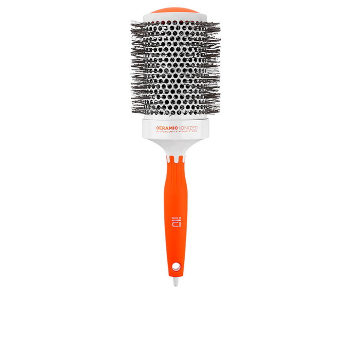 Ilü Brosse à coiffer chauffante ventilée Curls Run The World #65 mm avec revêtement céramique et poils ionisés