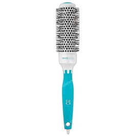 Ilü Brosse à coiffer chauffante #33 mm Curls Run The World avec poils en nylon ionisé et revêtement en céramique