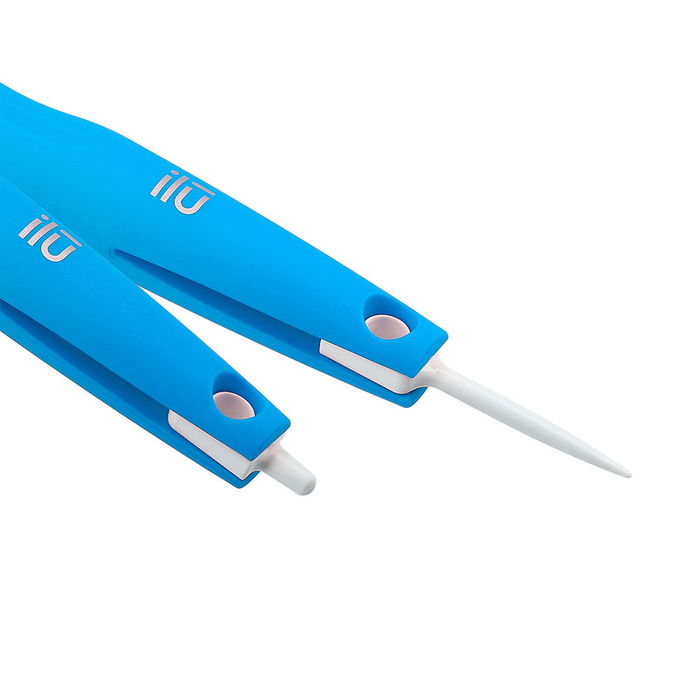 Ilū Brosse à coiffer ventilée 25 mm avec revêtement céramique et poils ionisés pour cheveux lisses