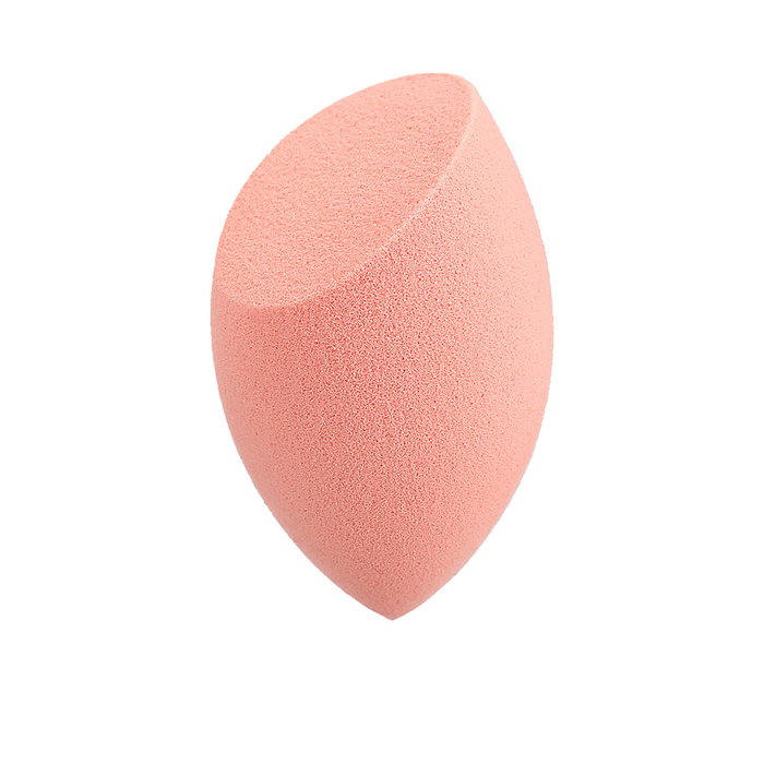 Ilŭ Éponge de Maquillage Olive CUT #Orange - Pour Fond de Teint et Anti-Cernes, Texture Douce et Sans Latex, 1 Unité