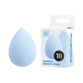 Ilù Éponge de Maquillage RAINDROP Bleu pour Application Fond de Teint et Correcteur Fini Impeccable