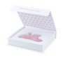 ILü Gua Sha Pierre de Massage Facial en Quartz Rose - Outil de Soin de la Peau pour Visage et Cou avec Sac de Rangement