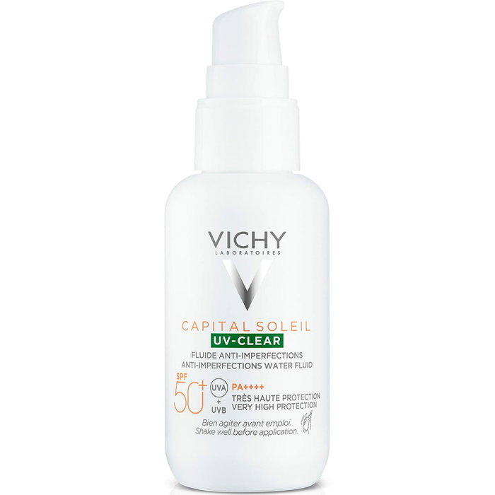 Vichy Capital Soleil UV Clear Fluide solaire quotidien SPF 50+ 40 ml Vichy Capital Soleil UV Clear Fluide solaire quotidien SPF 50+ 40 ml