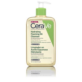 Cerave Huile Nettoyante Moussante pour Peaux Sèches à Très Sèches, Hydratante, Mousse, 473 ml