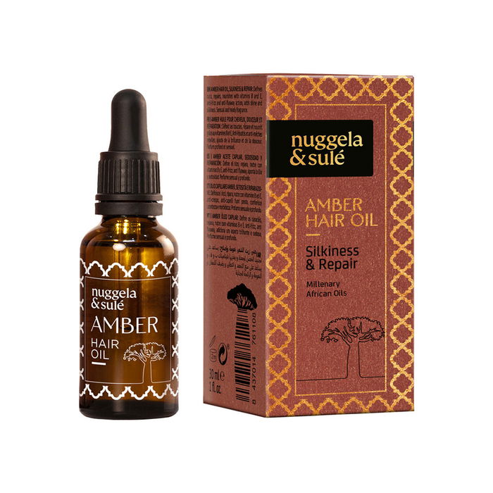 Nuggela & Sulé Huile Capillaire Amber Cheveux Revitalisés Brillance et Douceur 30 ml