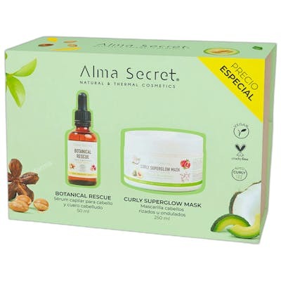 Alma Secret Lot de Soins Cheveux Bouclés (Sérum 50 ml + Masque 250 ml) Alma Secret Lot de Soins Cheveux Bouclés (Sérum 50 ml + Masque 250 ml)