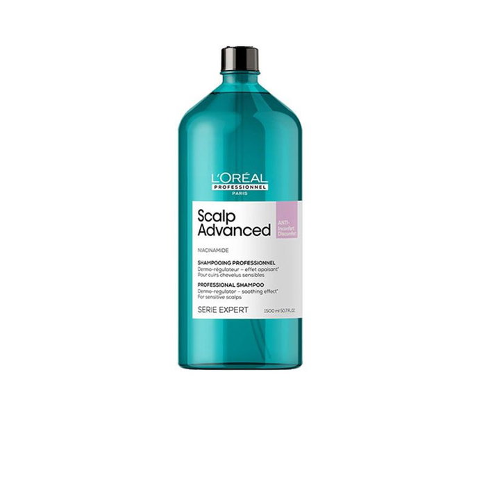 L'Oreal Scalp Advanced Shampoing Cuir Chevelu Sensible Apaisement Immédiat avec Niacinamide 1500 ml L'Oreal Scalp Advanced Shampoing Cuir Chevelu Sensible Apaisement Immédiat avec Niacinamide 1500 ml