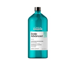 L'Oreal Scalp Advanced Shampooing pour Cuir Chevelu Gras, Formule avec Vitamine E et Citramine, Nettoyage Profond et Purifiant, 1500 ml