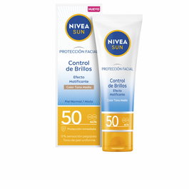 Nivea SUN CONTROL SHINE Crème Matifiante Visage SPF50 40 ml