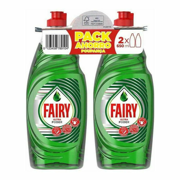 Fairy Ultra Power Lot de 2 x 650 ml