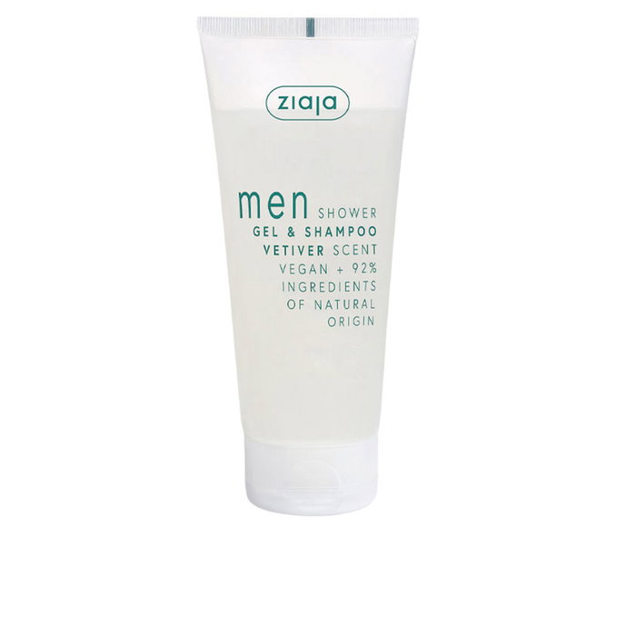 Ziaja MEN Gel Douche et Shampoing Vétiver pour Homme 200 ml Ziaja MEN Gel Douche et Shampoing Vétiver pour Homme 200 ml