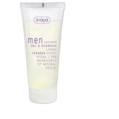 Ziaja MEN Gel douche et shampooing Verveine citronnelle 200 ml