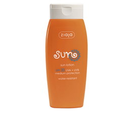 Ziaja Crème Solaire SPF20 - Protection Moyenne, 150 ml, Tout Type de Peaux, Waterproof, Formule Vegane Enrichie