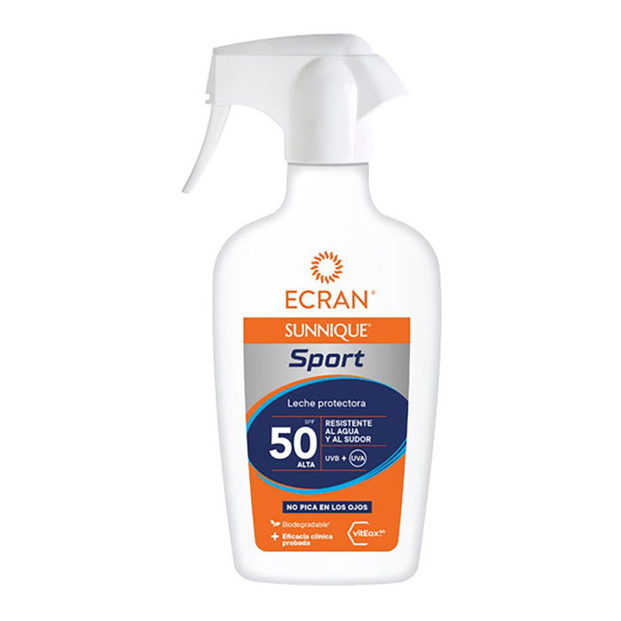 Ecran ECRAN SUNNIQUE SPORT lait protecteur SPF 50 spray 270 ml