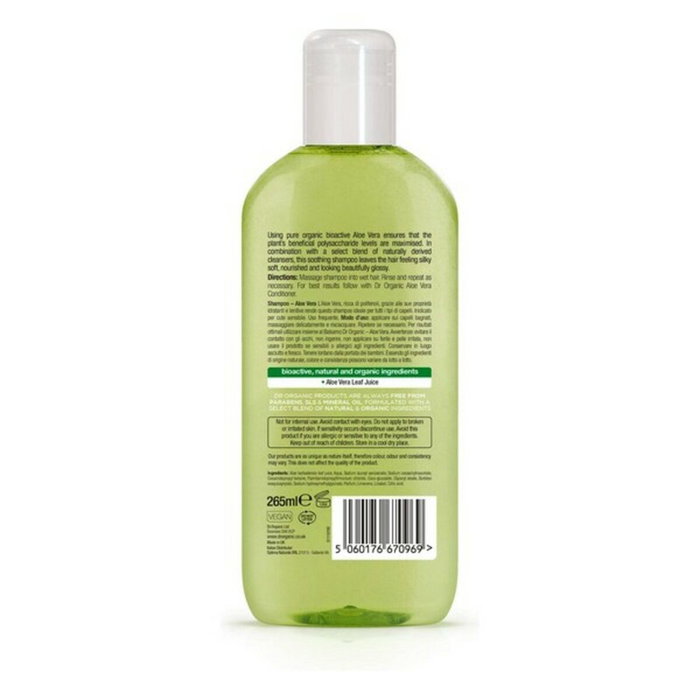 Dr. Organic Shampooing Aloe Vera 265 ml Dr. Organic Shampooing Aloe Vera 265 ml