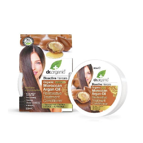 Dr. Organic Masque capillaire revitalisant à l'argan 200 ml