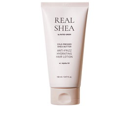 Rated Green Lotion capillaire hydratante anti-frisottis au beurre de karité 150 ml - Sérum pour tous types de cheveux, crème légère à 90% d'ingrédients naturels, vegan