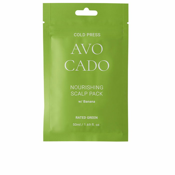 Rated Green Cold Press Avocado Masque pour cuir chevelu nourrissant 50 ml Rated Green Cold Press Avocado Masque pour cuir chevelu nourrissant 50 ml