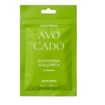 Rated Green Cold Press Avocado Masque pour cuir chevelu nourrissant 50 ml Rated Green Cold Press Avocado Masque pour cuir chevelu nourrissant 50 ml