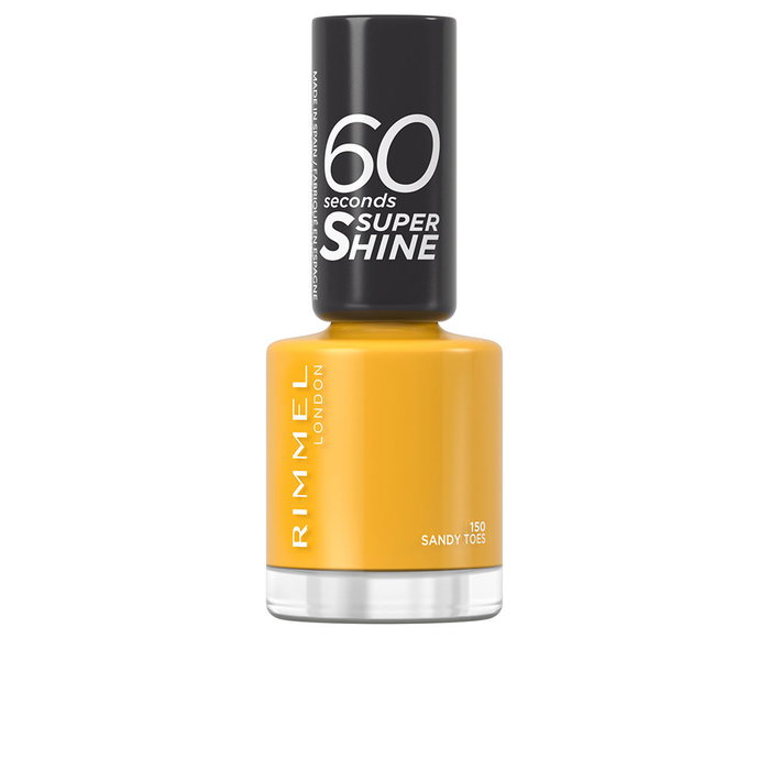 Rimmel London 60 SECONDS SUPER SHINE Vernis à ongles 150-orteils sablonneux 8 ml Rimmel London 60 SECONDS SUPER SHINE Vernis à ongles 150-orteils sablonneux 8 ml