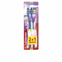 Colgate Zig Zag Brosse à dents Moyenne, Lot de 3