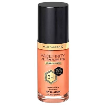 Max Factor Facefinity All Day Flawless Fond de Teint 3 en 1 82-bronze profond