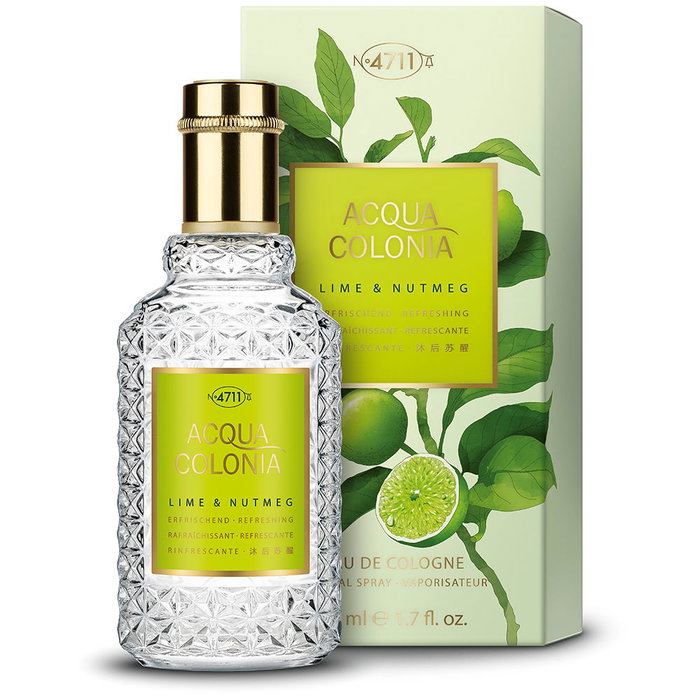 4711 Acqua Colonia Lime & Nutmeg eau de Cologne splash & spray 50 ml