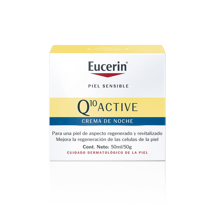 Eucerin Crème de Nuit Anti-Rides Q10 ACTIVE 50 ml Peaux Sensibles