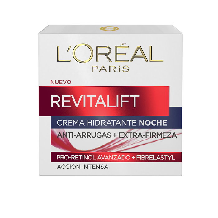 L'Oréal Paris Revitalift Crème de Nuit Anti-Rides Raffermissante 50 ml pour Tous Types de Peaux L'Oréal Paris Revitalift Crème de Nuit Anti-Rides Raffermissante 50 ml pour Tous Types de Peaux