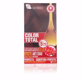 Azalea Teinture Permanente Crème Cheveux #5 Castaño Claro Marrón Intenso - 1 unité, Huile d'Argan et Tsubaki, Couverture Cheveux Blancs