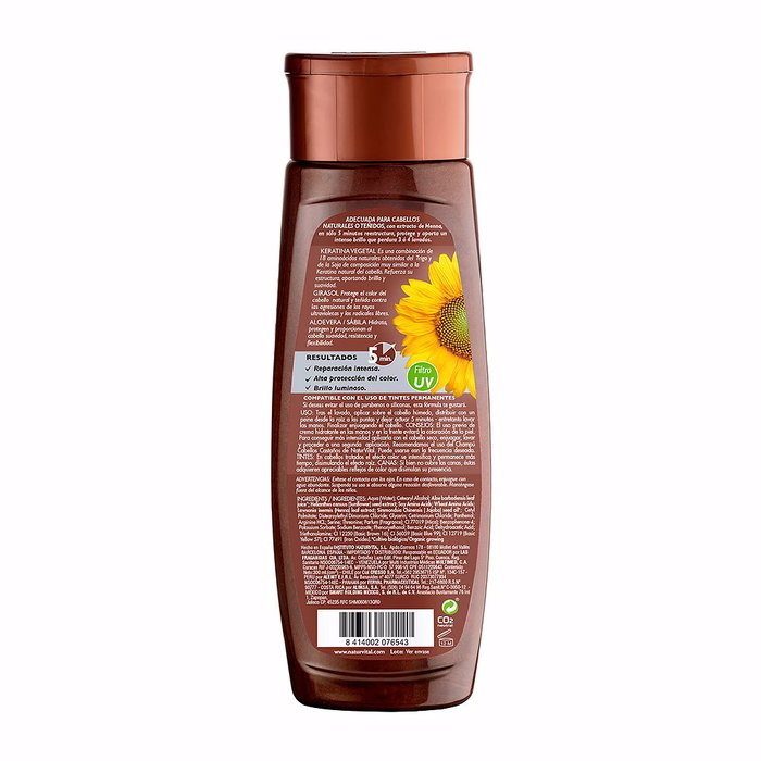 Natur Vital Masque Couleur Acajou Cheveux Colorés ou Naturels - 300 ml